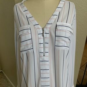 Express zippered top